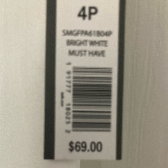 Limited 4P bright white comfortable pants - Picture 3 of 6